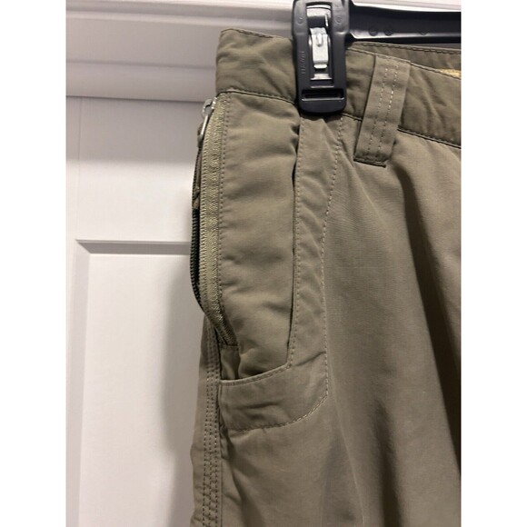Mountain Khakis Pants Men 30x32 Olive Green Convertible Zip Off Straight Hiking - Picture 6 of 10